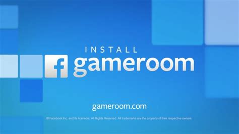open my facebook game room.